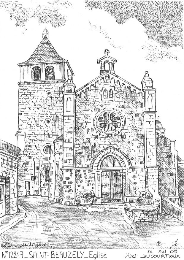 N 12247 - ST BEAUZELY - église